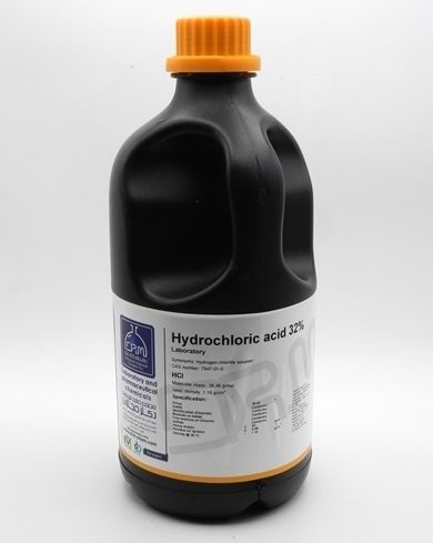 اسید کلریدریک 32%(Laboratory) 5 لیتری پلی اتیلن