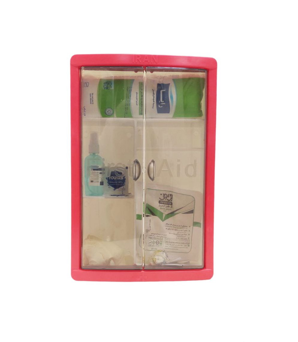 جعبه کمکهای اولیه با محتویات (فایبرگلاس)