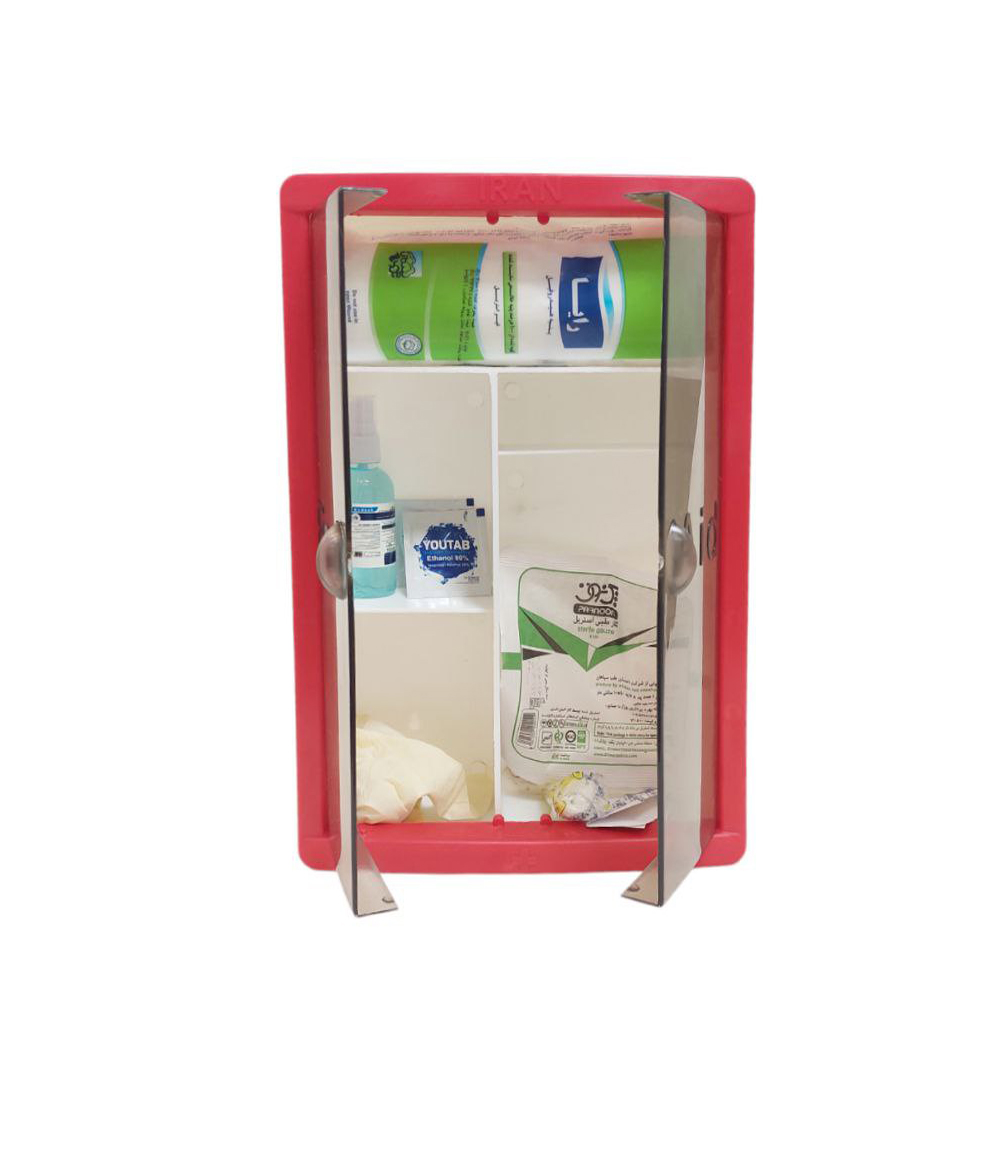 جعبه کمکهای اولیه با محتویات (فایبرگلاس)