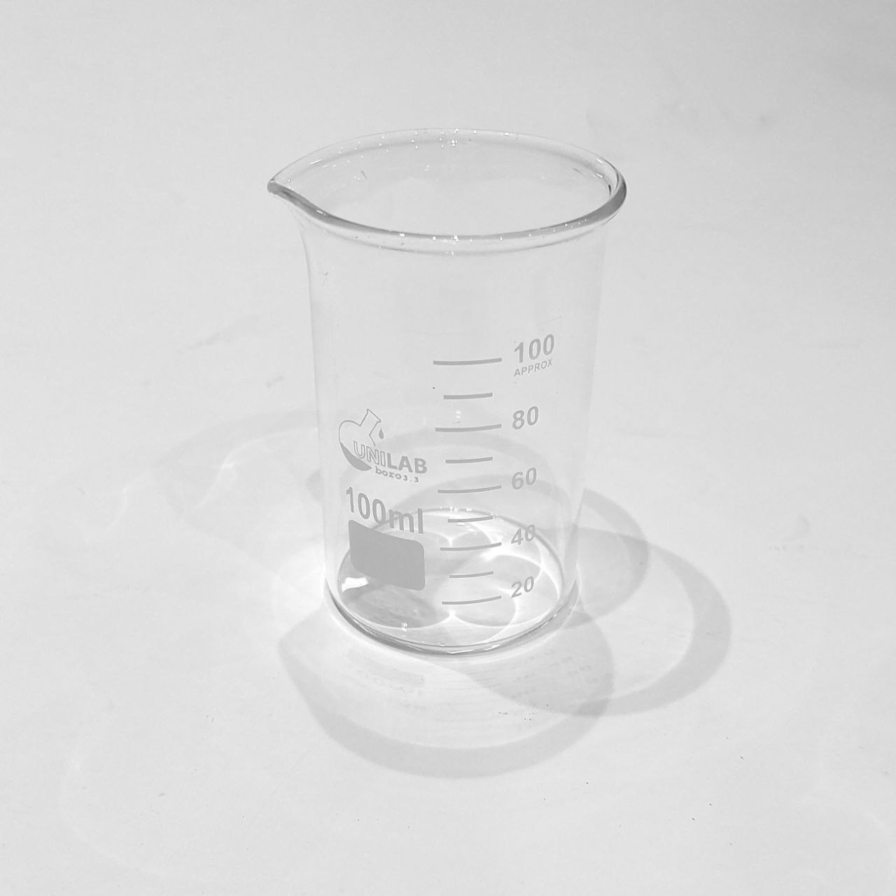 بشر شیشه ای 100 میلی لیتر