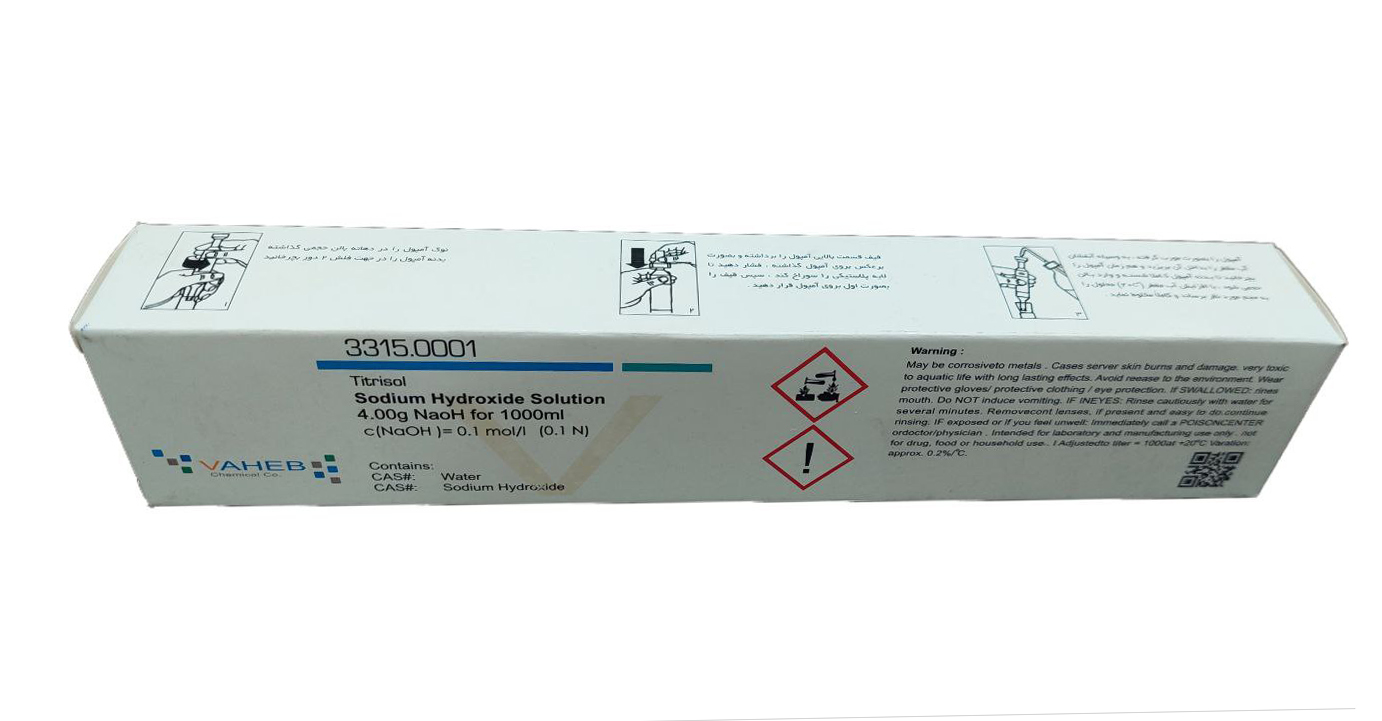 تیترانت هیدروکسید سدیم (سود) 0.1نرمال واهب